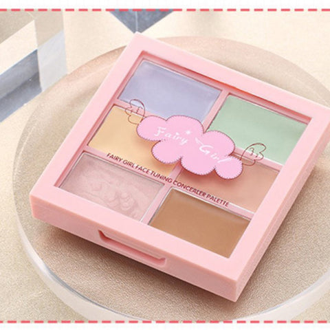 Foundation Cream Face Mineral 6 Makeup Matte Six-color Facial 9g Concealer 3 Models Colors For Women
