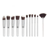10 PCS Silver/Golden Makeup Brushes Set pincel maquiagem Cosmetics Women Makeup Tool Powder Eyeshadow Brush Cosmetic Set New