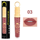 2018 Make-up Lips Frosted Liquid Lipstick Proof Long Lasting Water Sexy Pigment Nude Style Glitter Lip Gloss Beauty Red Lip Tint