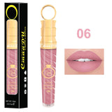 2018 Make-up Lips Frosted Liquid Lipstick Proof Long Lasting Water Sexy Pigment Nude Style Glitter Lip Gloss Beauty Red Lip Tint