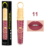 2018 Make-up Lips Frosted Liquid Lipstick Proof Long Lasting Water Sexy Pigment Nude Style Glitter Lip Gloss Beauty Red Lip Tint