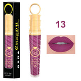2018 Make-up Lips Frosted Liquid Lipstick Proof Long Lasting Water Sexy Pigment Nude Style Glitter Lip Gloss Beauty Red Lip Tint