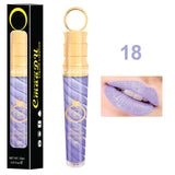 2018 Make-up Lips Frosted Liquid Lipstick Proof Long Lasting Water Sexy Pigment Nude Style Glitter Lip Gloss Beauty Red Lip Tint