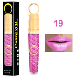 2018 Make-up Lips Frosted Liquid Lipstick Proof Long Lasting Water Sexy Pigment Nude Style Glitter Lip Gloss Beauty Red Lip Tint