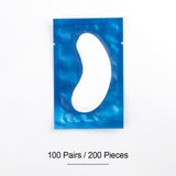 100Pairs Eyelash Extension Eye Pads Pillows Disposable Patches for Eyelashes Under Eyes Tips Lint Free Lash Sticker Wraps Makeup
