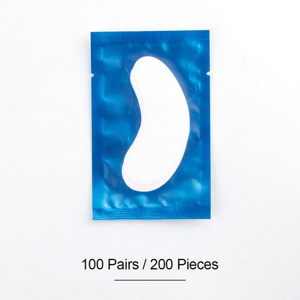 100Pairs Eyelash Extension Eye Pads Pillows Disposable Patches for Eyelashes Under Eyes Tips Lint Free Lash Sticker Wraps Makeup
