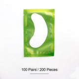 100Pairs Eyelash Extension Eye Pads Pillows Disposable Patches for Eyelashes Under Eyes Tips Lint Free Lash Sticker Wraps Makeup