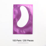 100Pairs Eyelash Extension Eye Pads Pillows Disposable Patches for Eyelashes Under Eyes Tips Lint Free Lash Sticker Wraps Makeup