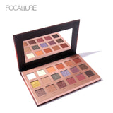 FOCALLURE 2019 New Eye Shadow Palette Earth Color Matte Fine Powder Easy to Blend Blogger Recommended Make up Palette Eyeshadow