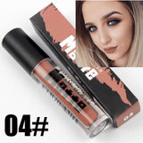 Matte Lips Makeup Lip gloss Waterproof 12 Colors Pigment Lipstick Liquid Brown Nude Matt Lipgloss Long Lasting Make Up Cosmetics