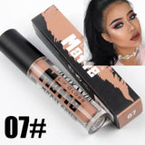 Matte Lips Makeup Lip gloss Waterproof 12 Colors Pigment Lipstick Liquid Brown Nude Matt Lipgloss Long Lasting Make Up Cosmetics