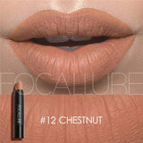 FOCALLURE Matte Lipstick 19 Colors Waterproof Long-lasting Easy to Wear Professional Lipstick Nude Lipstick