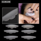 GLAMLASH 6pcs Eyelash lifting Silicone pads set Eye lash extension lift perming kit tool Eyelash Lift Curlers Curl Shields pads