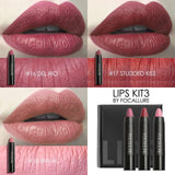 FOCALLURE Matte Lipstick Set Rich Color Velvet Waterproof High Pigment Make up Lipstick Pencil