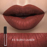 FOCALLURE Waterproof Long-lasting Lip Gloss Pigment Dark Purple Black Red Velvet Matte Liquid Lipstick