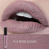 FOCALLURE Waterproof Long-lasting Lip Gloss Pigment Dark Purple Black Red Velvet Matte Liquid Lipstick