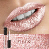 FOCALLURE Waterproof Long-lasting Lip Gloss Pigment Dark Purple Black Red Velvet Matte Liquid Lipstick