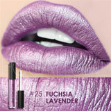 FOCALLURE Waterproof Long-lasting Lip Gloss Pigment Dark Purple Black Red Velvet Matte Liquid Lipstick