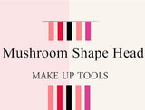 1pc makeup sponge cute mushroom head cosmetic dry & wet dual purpose powder puff large with tamp box package