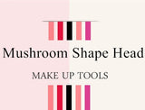 1pc makeup sponge cute mushroom head cosmetic dry & wet dual purpose powder puff large with tamp box package