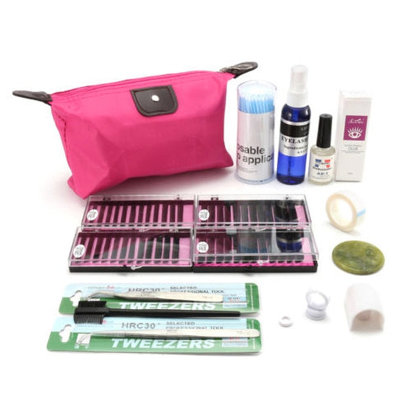 Semi Permanent Individual Eyelash Extensions Curl Eye Lash Starter Makeup Kit