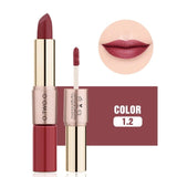 O.TWO.O 2 in 1 Matte Lipstick Long Lasting Makeup Cosmetics Waterproof Batom Mate Lip Stick Rouge  maquiagem