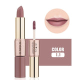 O.TWO.O 2 in 1 Matte Lipstick Long Lasting Makeup Cosmetics Waterproof Batom Mate Lip Stick Rouge  maquiagem