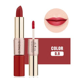 O.TWO.O 2 in 1 Matte Lipstick Long Lasting Makeup Cosmetics Waterproof Batom Mate Lip Stick Rouge  maquiagem