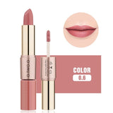 O.TWO.O 2 in 1 Matte Lipstick Long Lasting Makeup Cosmetics Waterproof Batom Mate Lip Stick Rouge  maquiagem