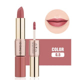 O.TWO.O 2 in 1 Matte Lipstick Long Lasting Makeup Cosmetics Waterproof Batom Mate Lip Stick Rouge  maquiagem