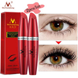 2pcs/lot neon whisper long bright mascara moisturizing easy dry natural curling thick waterproof sweat eyelash care 10g
