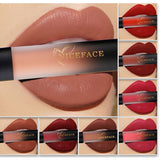 Nice Face Sexy Matte Velvet Liquid Lips Makeup Waterproof Long Lasting Lipgloss All Day Non-Stick Cup Lipstick Beauty Cosmetics