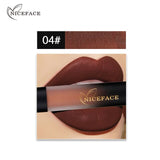 Nice Face Sexy Matte Velvet Liquid Lips Makeup Waterproof Long Lasting Lipgloss All Day Non-Stick Cup Lipstick Beauty Cosmetics