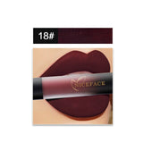 Nice Face Sexy Matte Velvet Liquid Lips Makeup Waterproof Long Lasting Lipgloss All Day Non-Stick Cup Lipstick Beauty Cosmetics