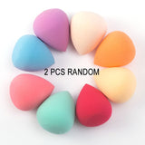 2 PCS Soft Hydrophilic Makeup Sponge BB Cream Beauty Egg Wholesale Puff Wet Dry Dual Use Face Foundation Powder Gourd Cosmetic