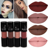 Miss Rose Brand Lipgloss Liquid Lipstick Lip Makeup Long Lasting Waterproof Brown Red Lipgloss Matte Liquid Nude Lipstick Tattoo