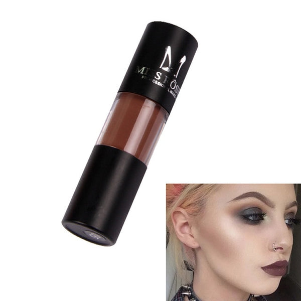 Miss Rose Brand Lipgloss Liquid Lipstick Lip Makeup Long Lasting Waterproof Brown Red Lipgloss Matte Liquid Nude Lipstick Tattoo