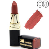 Professional Matte Lipstick Cosmetic Waterproof Long Lasting Pigment Velvet Miss Rose Brand Sexy Red Lip Matte Nude Lipstick