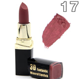 Professional Matte Lipstick Cosmetic Waterproof Long Lasting Pigment Velvet Miss Rose Brand Sexy Red Lip Matte Nude Lipstick