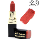 Professional Matte Lipstick Cosmetic Waterproof Long Lasting Pigment Velvet Miss Rose Brand Sexy Red Lip Matte Nude Lipstick