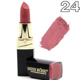 Professional Matte Lipstick Cosmetic Waterproof Long Lasting Pigment Velvet Miss Rose Brand Sexy Red Lip Matte Nude Lipstick