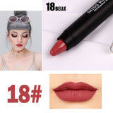 Miss Rose Brand Lipstick Makeup Sexy Matte Lip Kit Women Lipstick Long Lasting Waterproof Red Velvet Matte Nude Lipstick Pencil