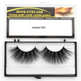 Visofree Eyelashes Mink Eyelashes Criss-cross Strands Cruelty Free High Volume Mink Lashes Soft Dramatic Eye lashes E80 Makeup