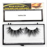 Visofree Eyelashes Mink Eyelashes Criss-cross Strands Cruelty Free High Volume Mink Lashes Soft Dramatic Eye lashes E80 Makeup