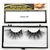 Visofree Eyelashes Mink Eyelashes Criss-cross Strands Cruelty Free High Volume Mink Lashes Soft Dramatic Eye lashes E80 Makeup