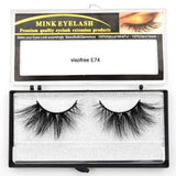 Visofree Eyelashes Mink Eyelashes Criss-cross Strands Cruelty Free High Volume Mink Lashes Soft Dramatic Eye lashes E80 Makeup