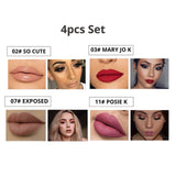 NORTHSHOW 12 Colors Matte Liquid Lipstick Moisturizer Long Lasting Lip Tint Glitter Matte Lip Gloss Nude Shimmer Red Lips Makeup