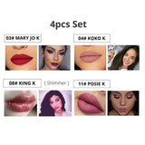 NORTHSHOW 12 Colors Matte Liquid Lipstick Moisturizer Long Lasting Lip Tint Glitter Matte Lip Gloss Nude Shimmer Red Lips Makeup