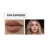 NORTHSHOW 12 Colors Matte Liquid Lipstick Moisturizer Long Lasting Lip Tint Glitter Matte Lip Gloss Nude Shimmer Red Lips Makeup