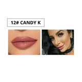 NORTHSHOW 12 Colors Matte Liquid Lipstick Moisturizer Long Lasting Lip Tint Glitter Matte Lip Gloss Nude Shimmer Red Lips Makeup